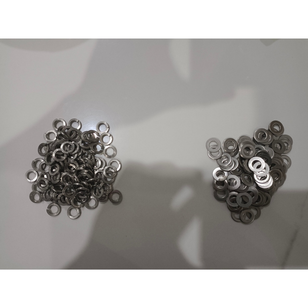 100 PCS - Ring Stainless - Washer Stainless M8