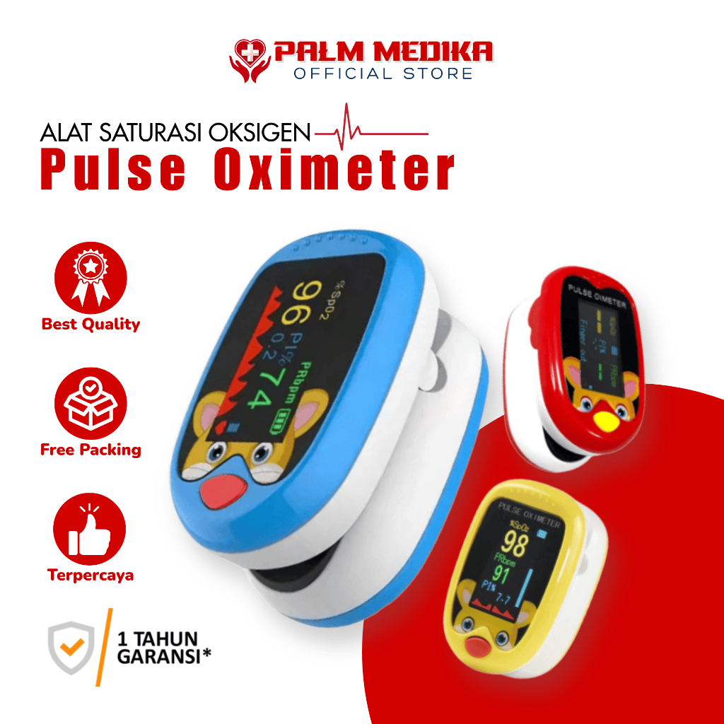 Oximeter Bayi Anak Anak SpO2 Oksimeter Bayi Alat Saturasi Oksigen Bayi Balita