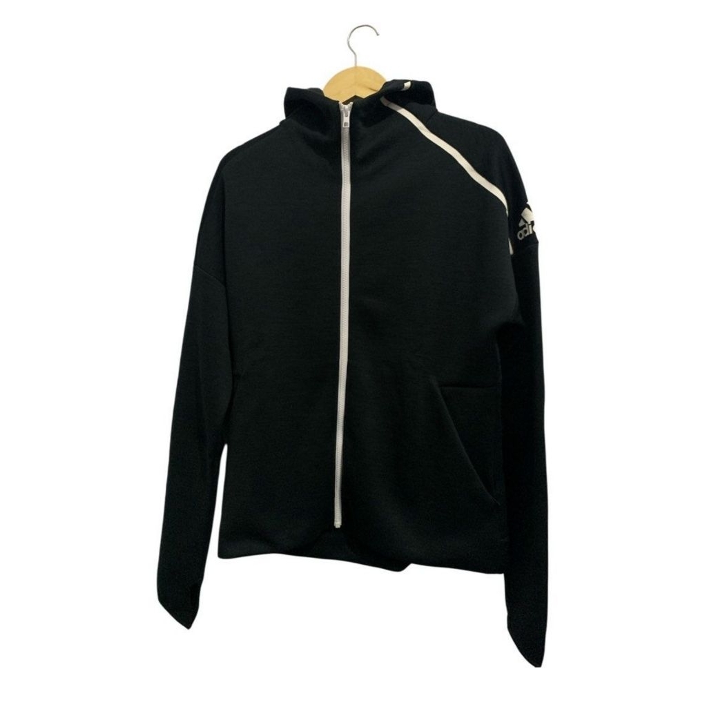 preloved hoodie zipper adidas zne hitam size L