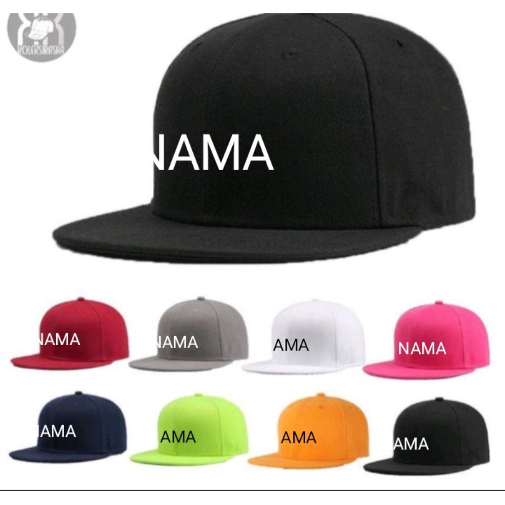 Topi SNAPBACK  CAPS custom nama(BORDIR) #topinama#snapback#rafel