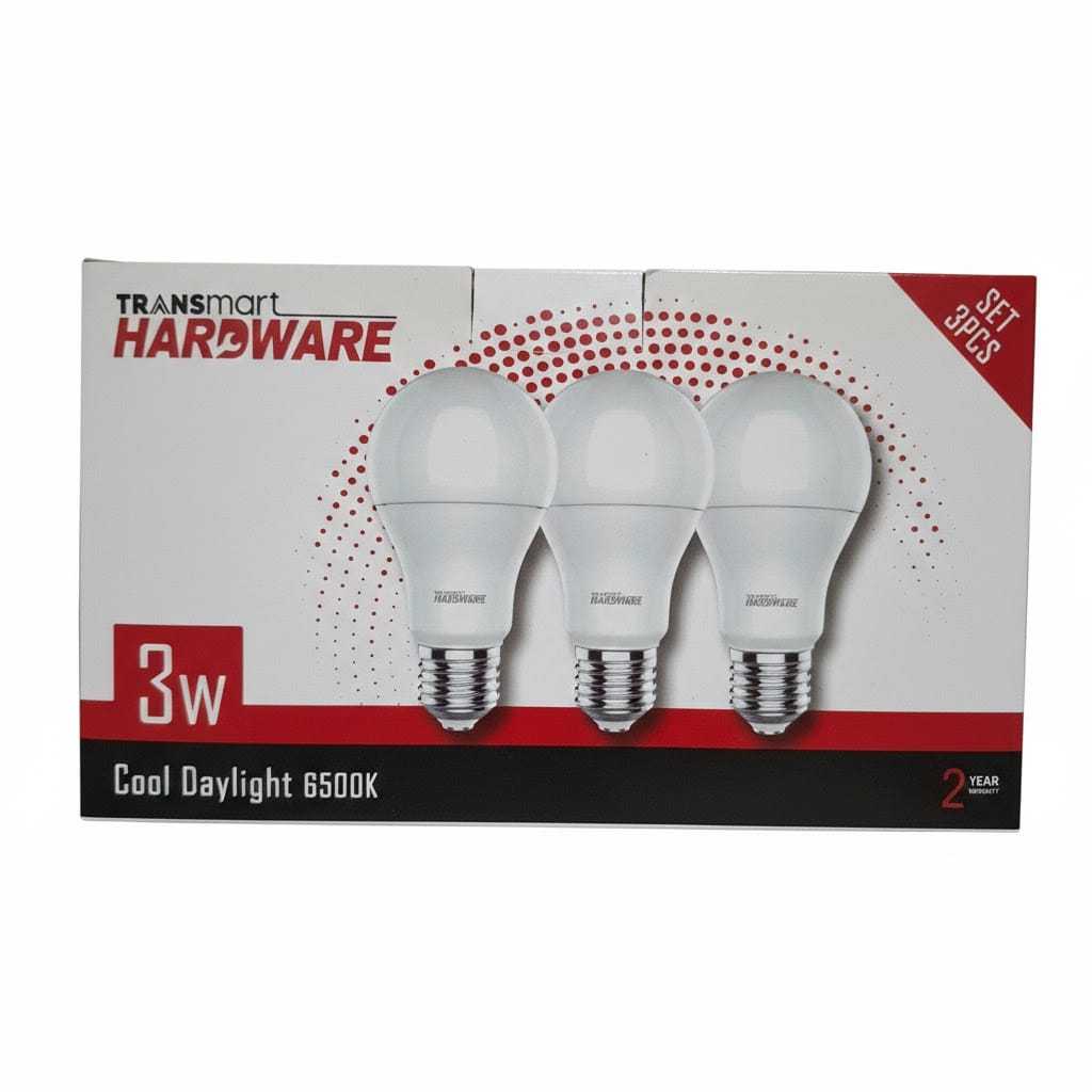 [KHUSUS INSTANT] TRANSMART HARDWARE 3W LED Bulb Cool Daylight 6500K