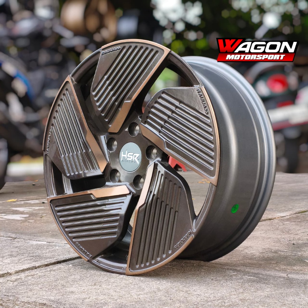 Promo Velg HSR RAIJUA Ring 17 Pcd 5X114,3 Cocok Untuk Mobil Apv Luxury Almaz Zenix Ertiga Luxio Gran