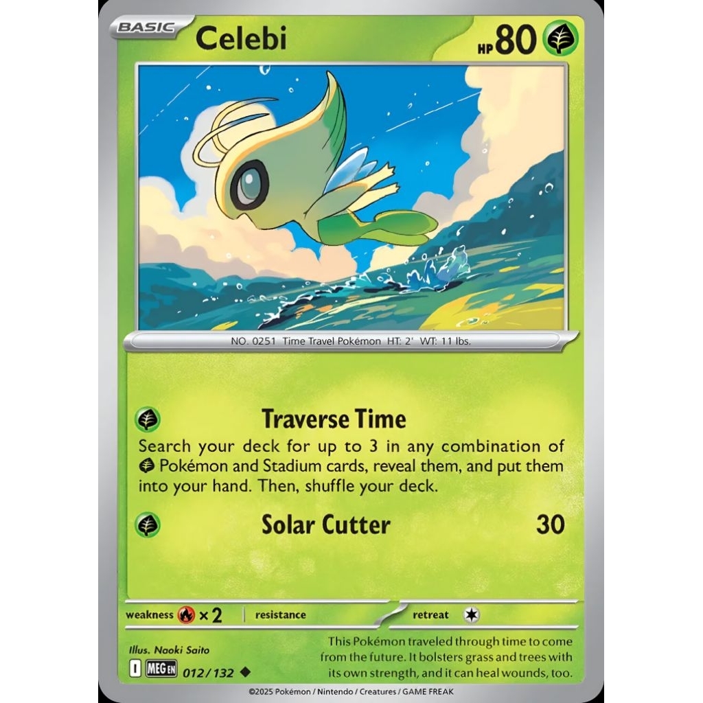 Tcg Pokemon Celebi Common Meg
