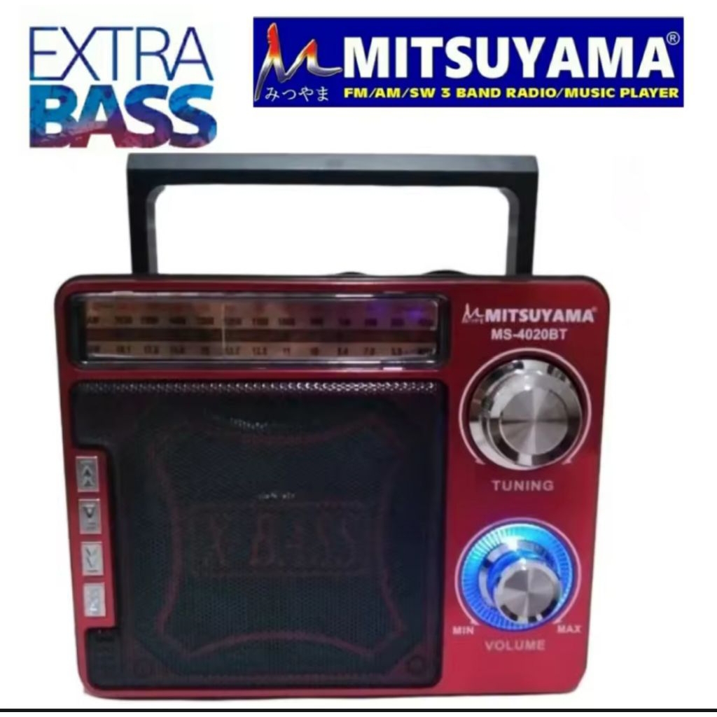 (COD)PALING LARISSSSSSSS Radio Mitsuyama Classic Portabel Radio 4020 Classic Portabel FM radio Digit