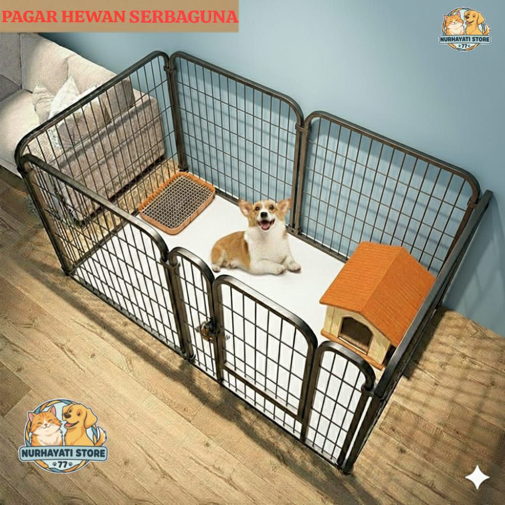 PAGAR KANDANG KUCING ANJING BESI HOLLOW/PAGAR HEWAN/PAGAR SERBAGUNA