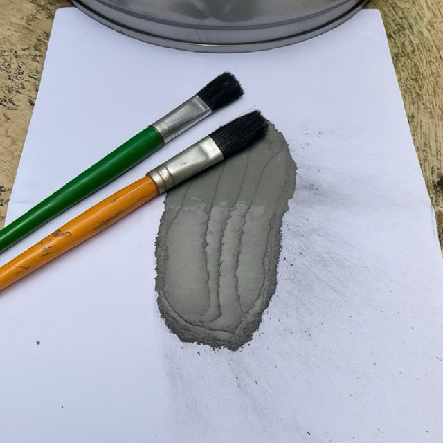 Cat Pigmen Akrilik AL320msh Warna Silver, Cat Lukis Akrilik, Canvas, Strofoam Diy