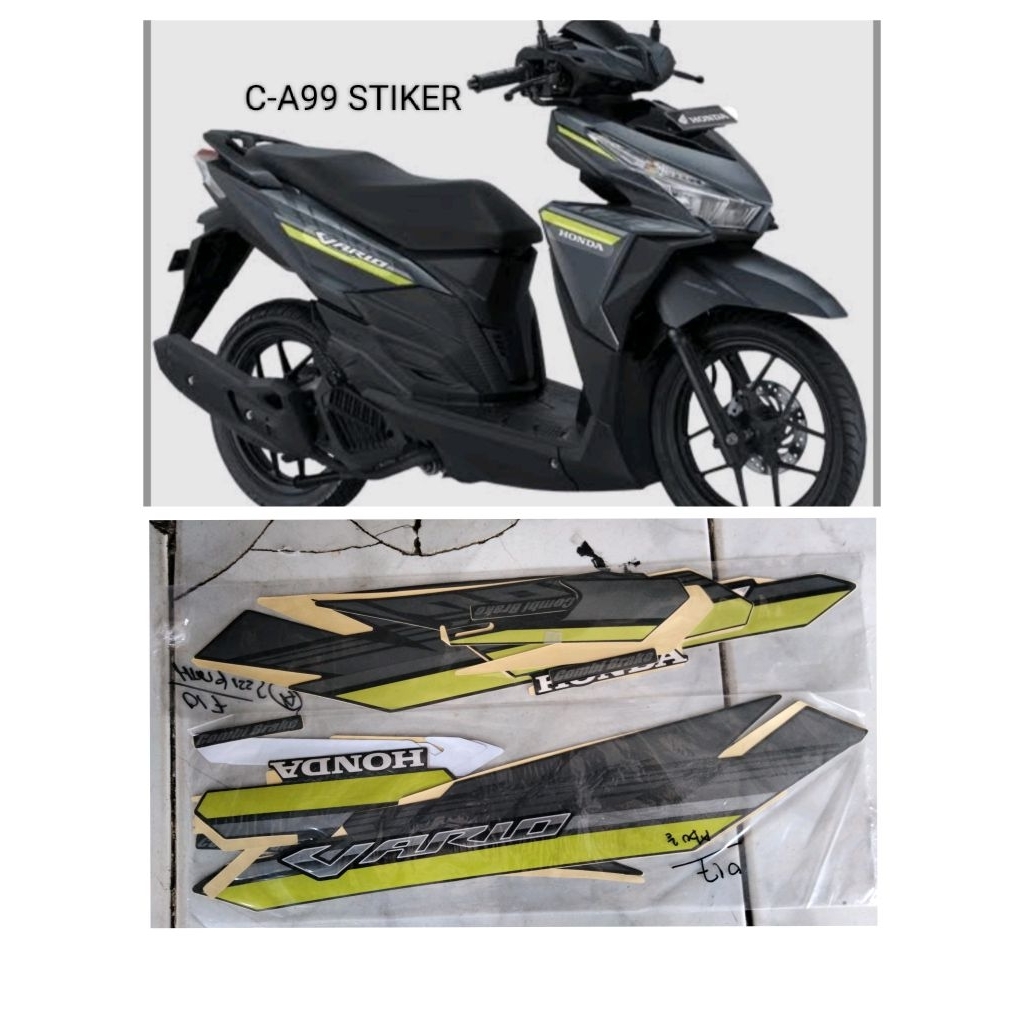 striping original vario 2017 abu abu (iss)