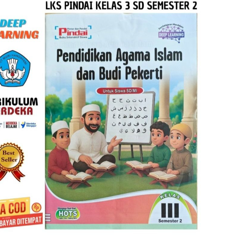 Lks Pindai Pendidikan Agama Islam Kelas 3 SD/MI Smt 2 Kurmer   Murah
