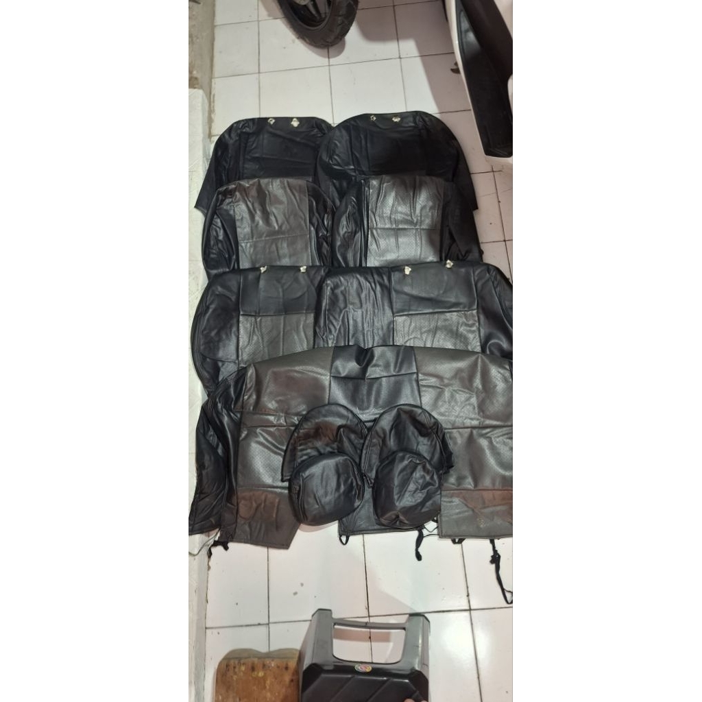 sarung jok nissan march second