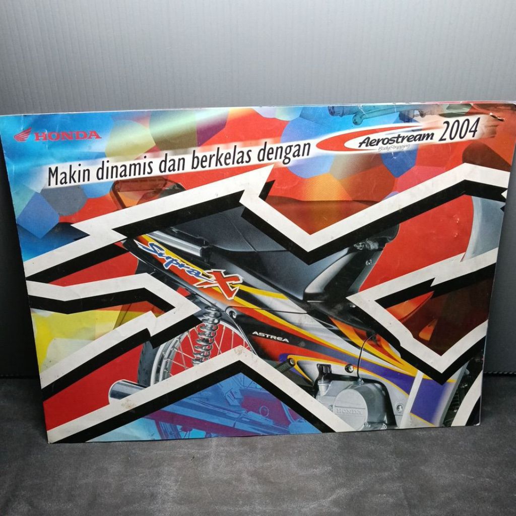 poster brosur leaflet Honda Astrea Supra x