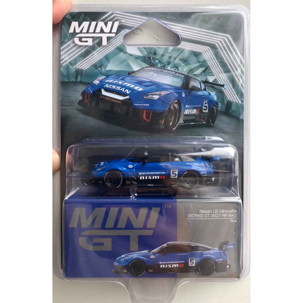 (64) MiniGT LBWK R35 blue
