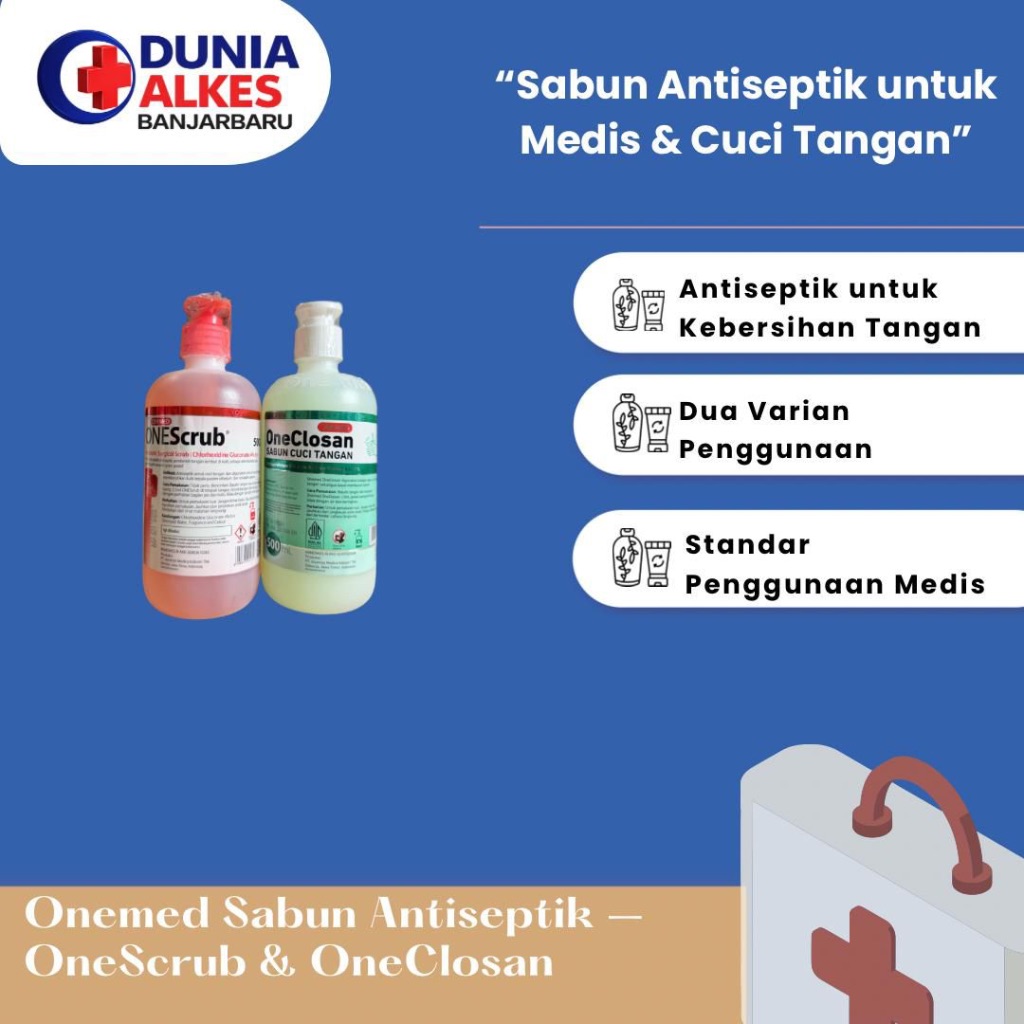 ONEMED - Sabun Antiseptik | OneScrub & OneClosan