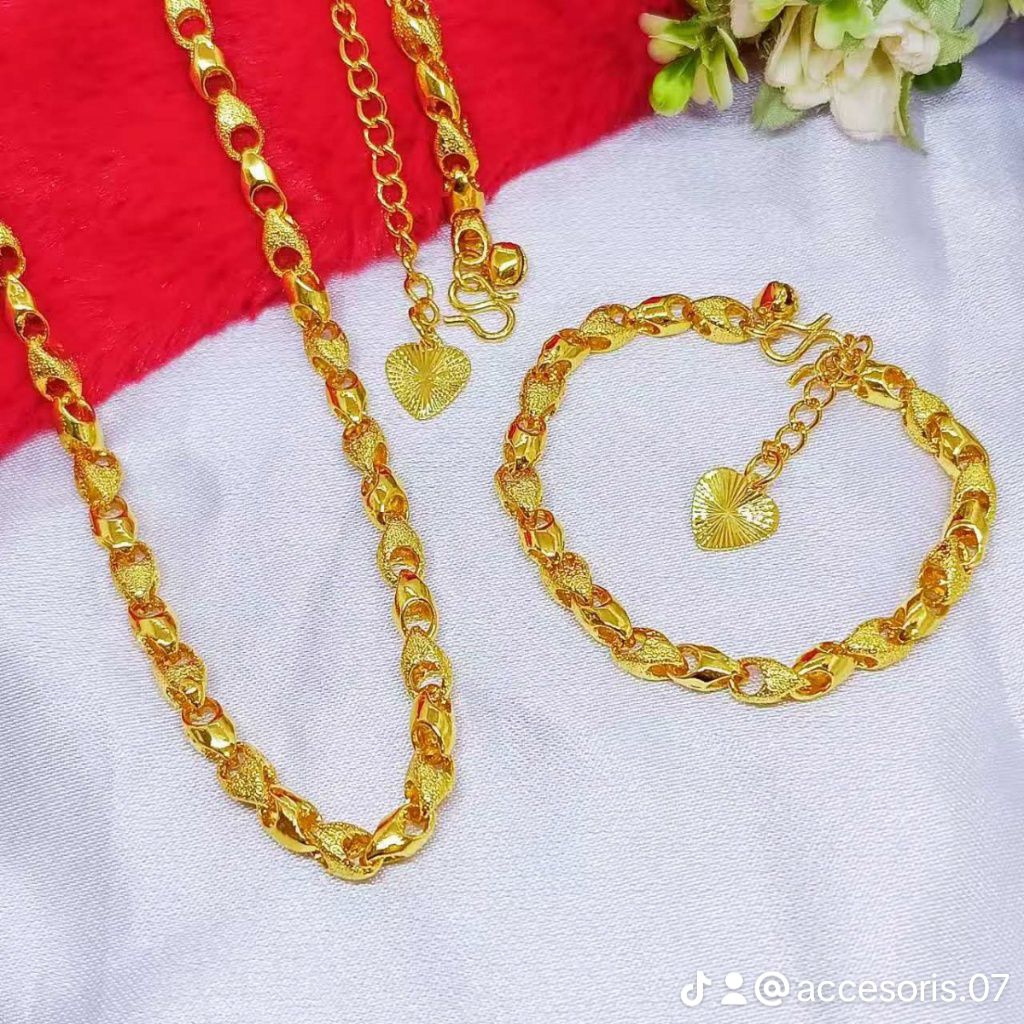 KALUNG RANTAI & GELANG (pajero) PERHIASAN DUBAI EMAS HONGKONG 24K