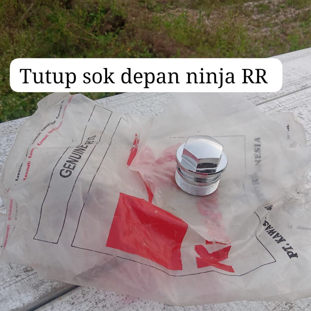 baut tutup sok shock depan kawasaki ninja RR original