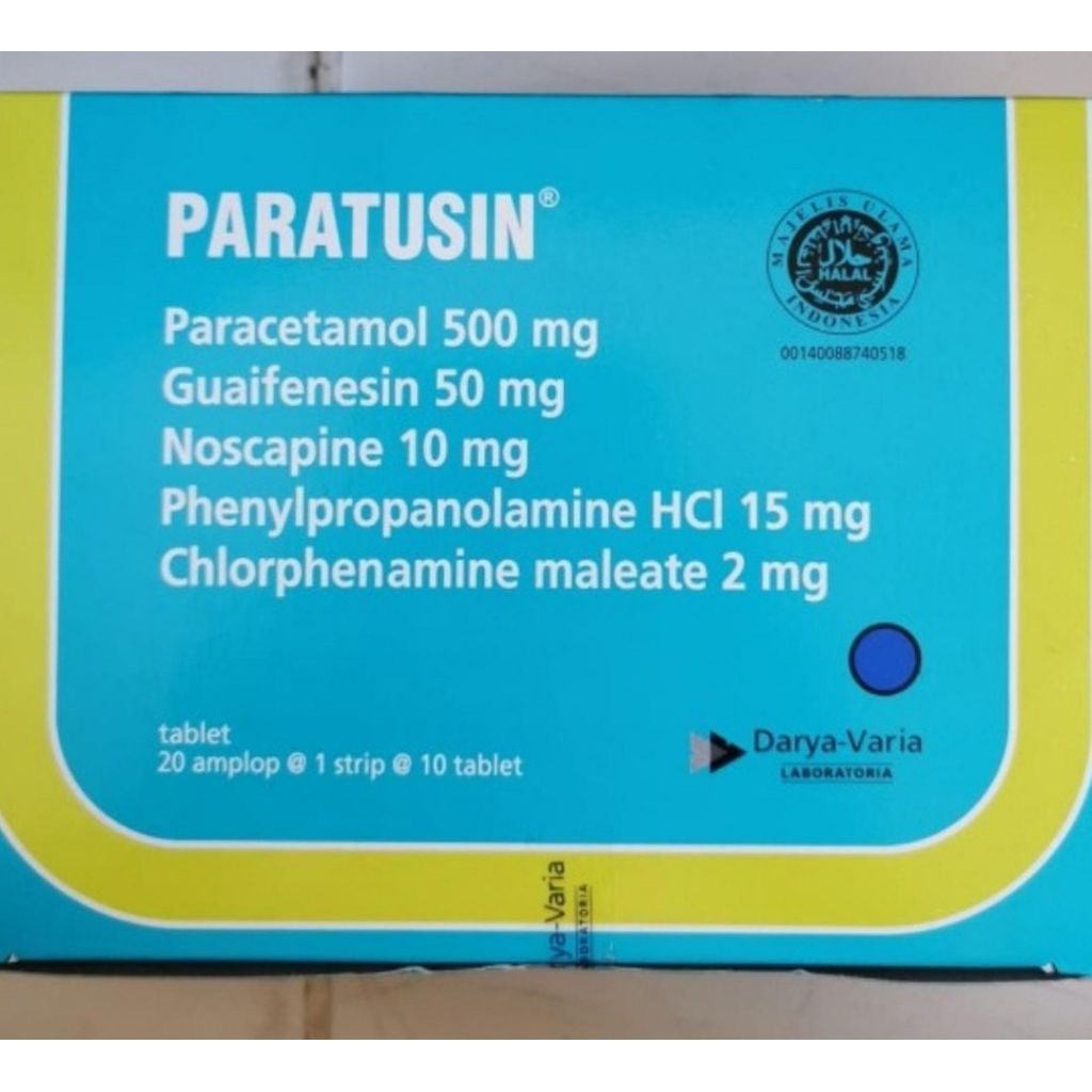 paratusin tablet Box isi 200 tab
