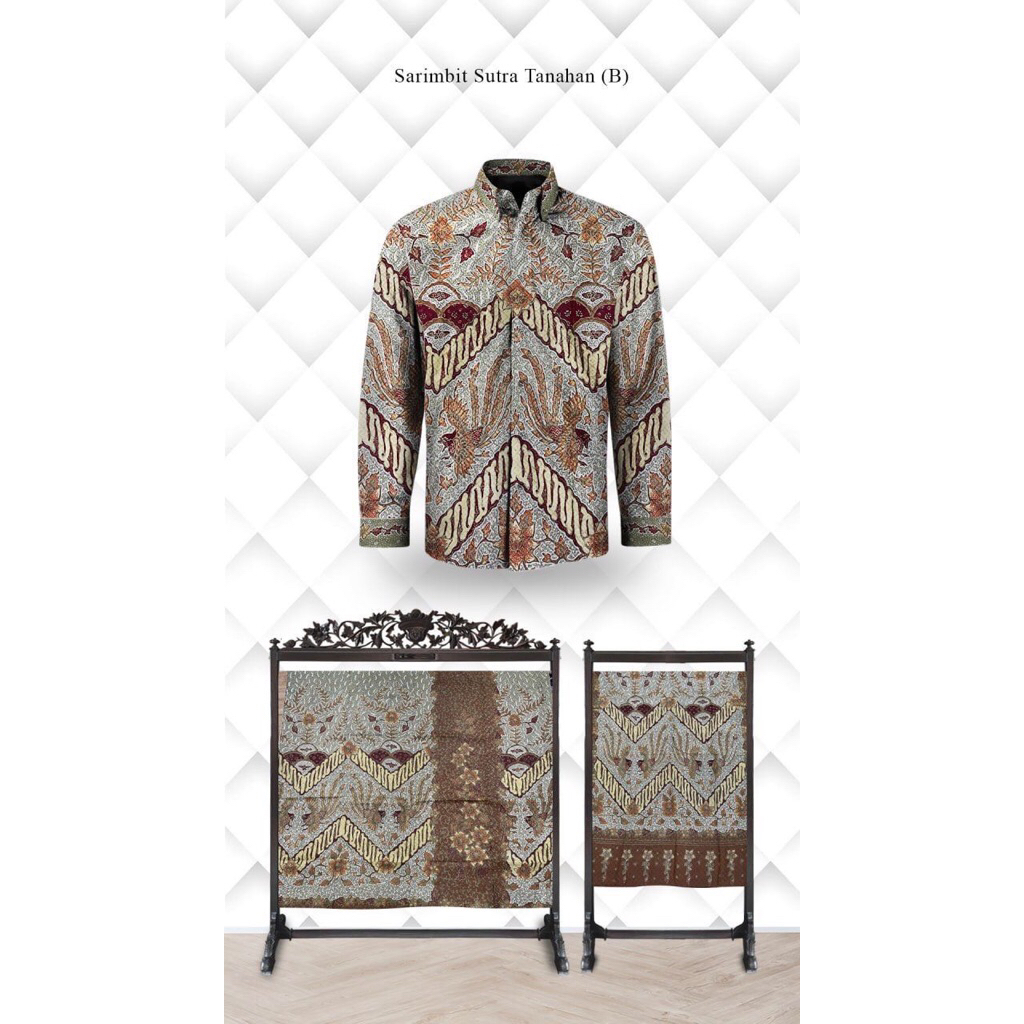 Kain Sarimbit Batik Tulis Sutra Exclusive - KDS 0819