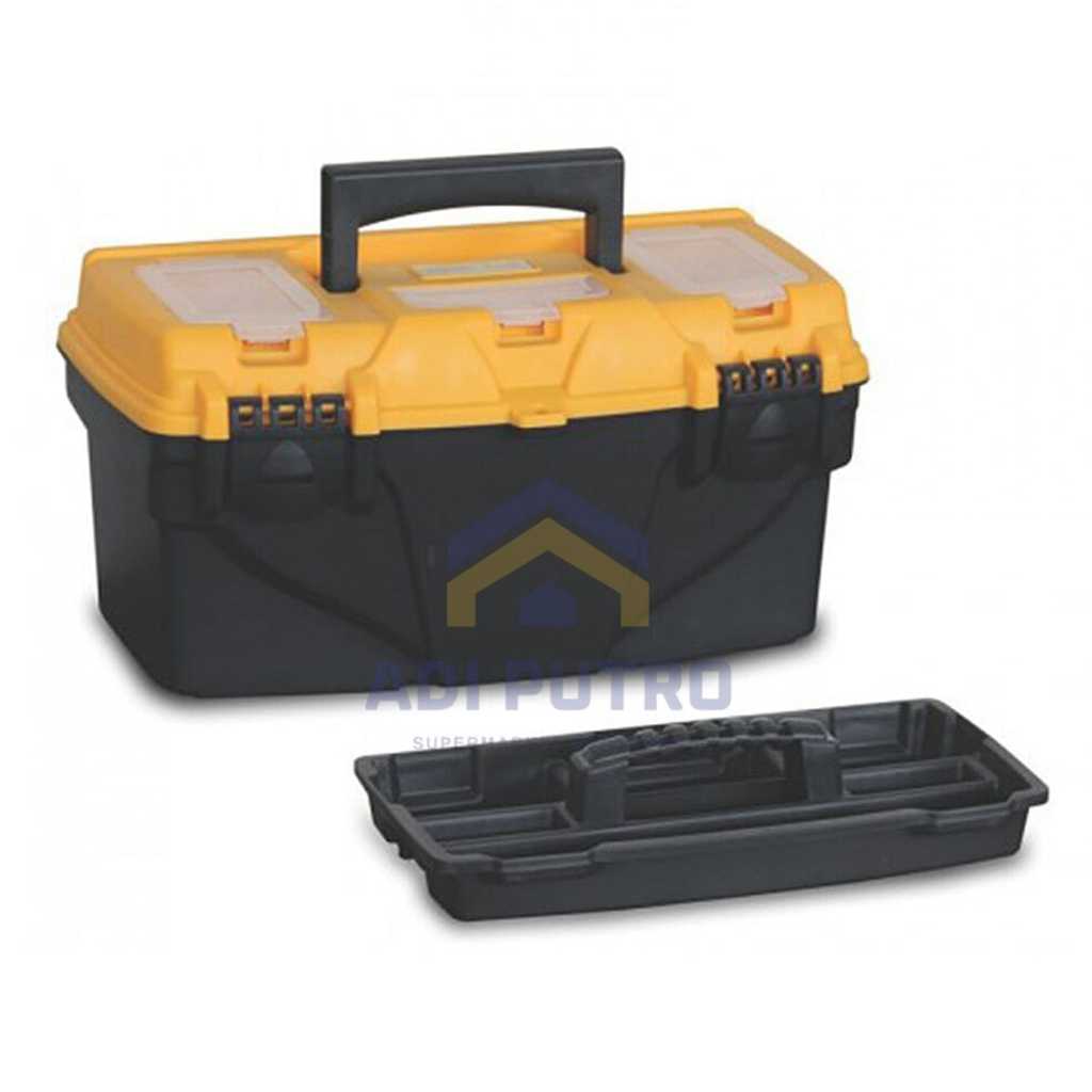 TOOL BOX PLASTIK KUNING ALDO