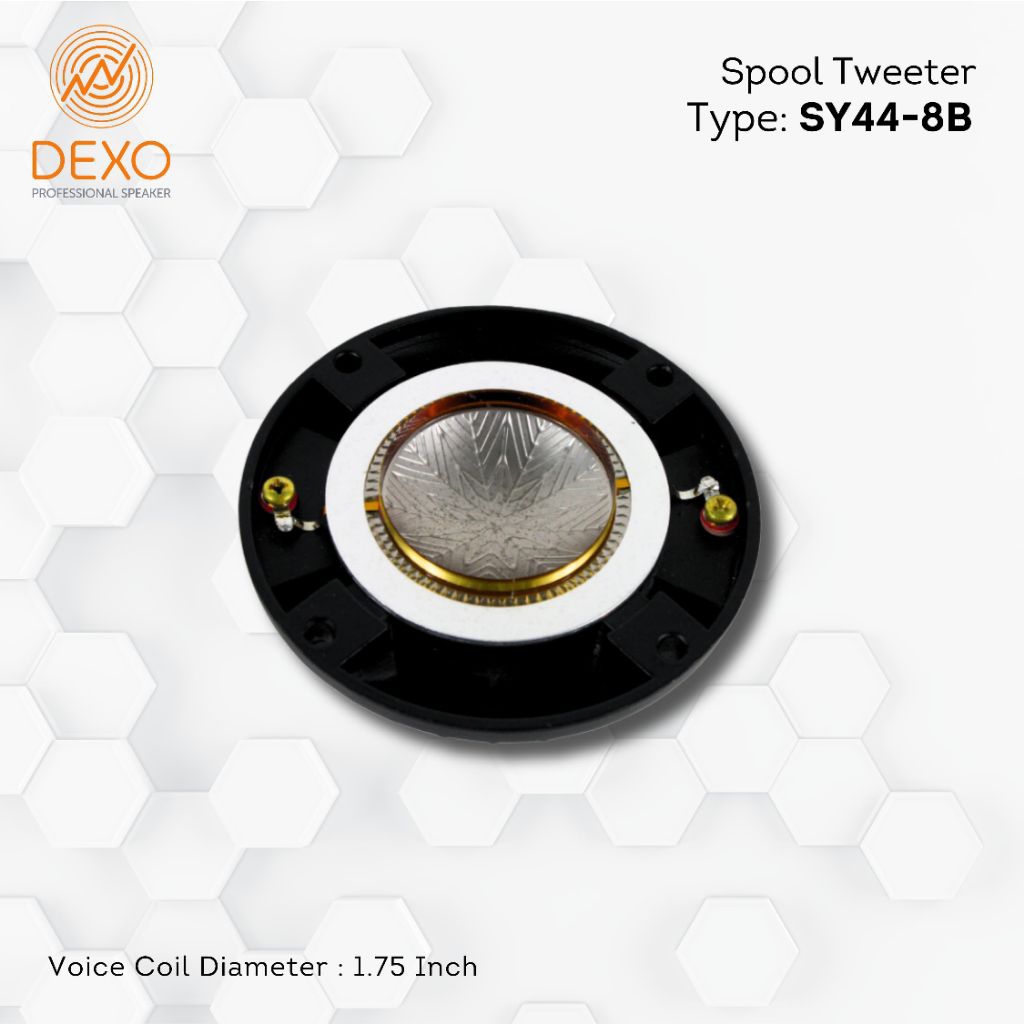 spull tweeter DEXO SY44-8B | SY44TN-1 | DE920TN-8A | DE250-20
