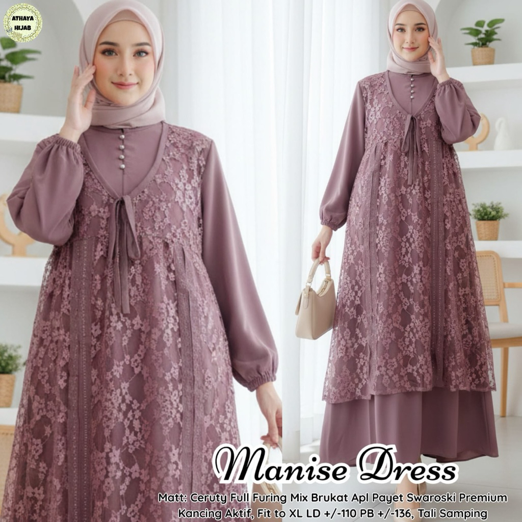 Manise Dress Gamis Premium by Athaya