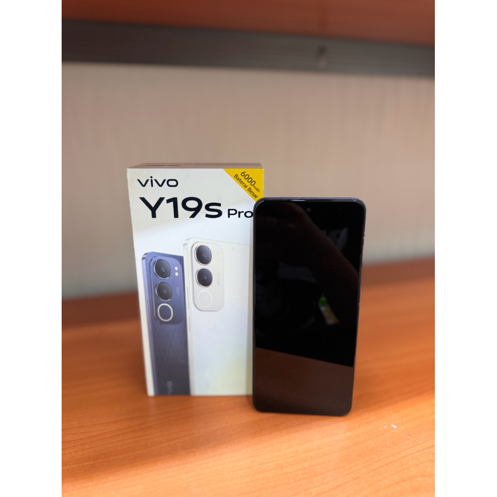 hp second vivo y19s pro 4/64 garansi resmi fullset