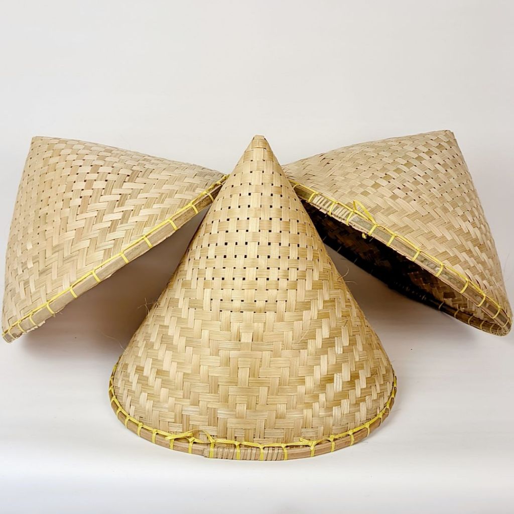 Kukusan Nasi Bambu (Aseupan) Ukuran Kecil & Besar- Kerucut Kukusan Bambu Awet