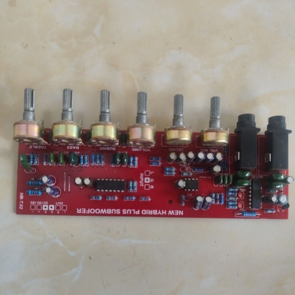 KIT TONE CONTROL STEREO SUB PLUS MIC DAN ECHO
