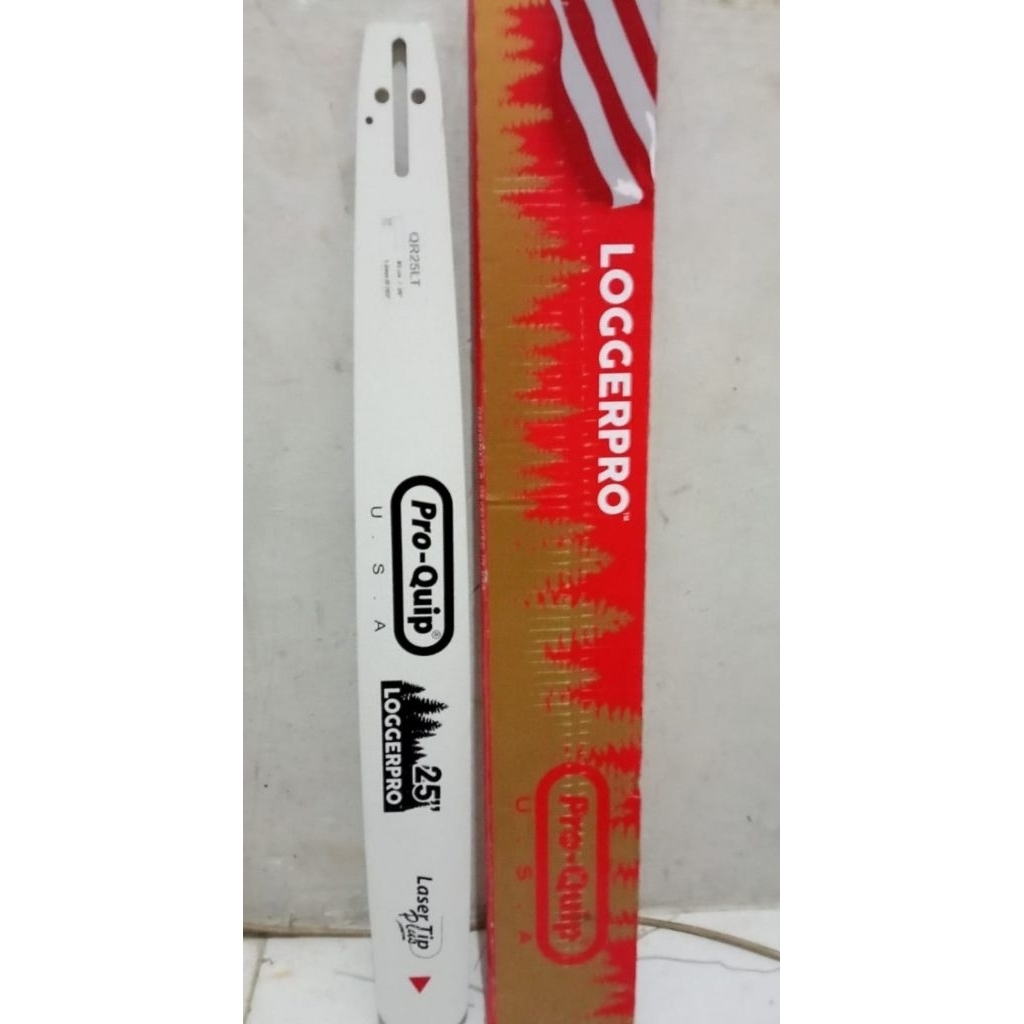 bar chainsaw 25inch laser merek pro quip/ bar senso laser 25inch merk pro quip