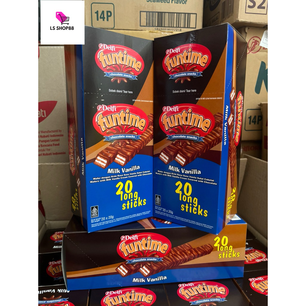 Delfi FUNTIME Chocolate snacks isi 20 x 20gr