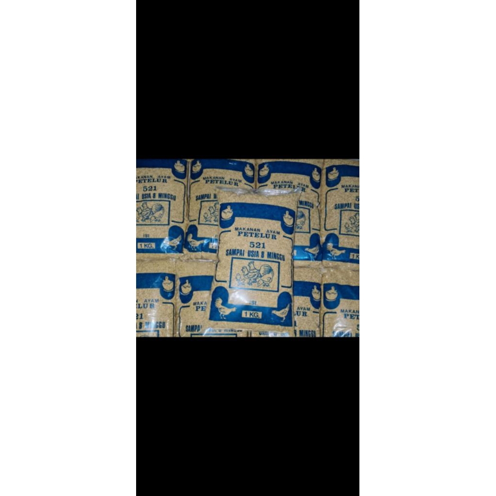 Pakan ayam petelur buras 521 (1kg)