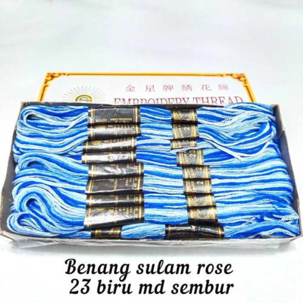 benang Sulam gradasi warna