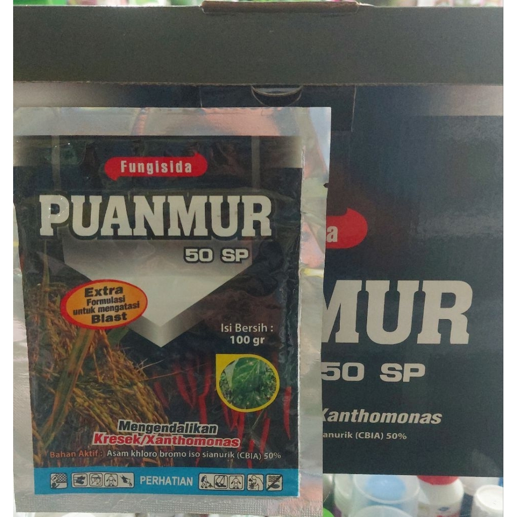 Fungisida dan Bakterisida Puanmur 50 SP