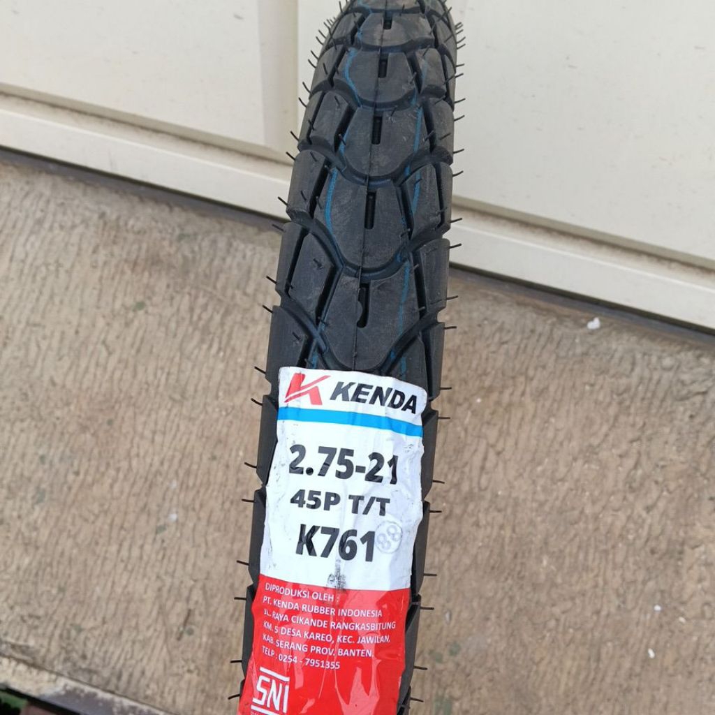 BAN TRAIL TRIAL 2.75 RING 21 KENDA K761 TT KLX CRF Depan Ban Motor Kenda Trail 275-21 Ban Luar Dual 