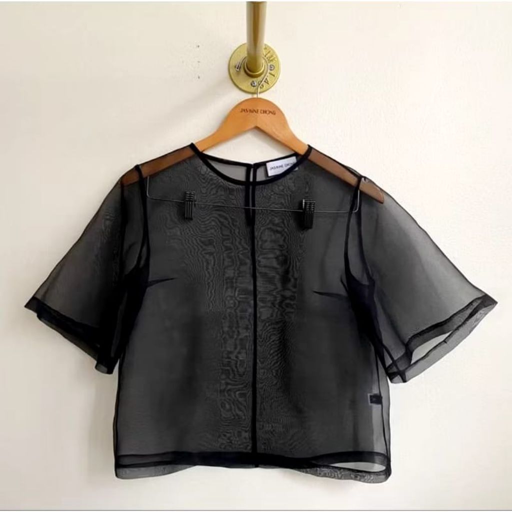 croptop organza / crop top Organza Korean style