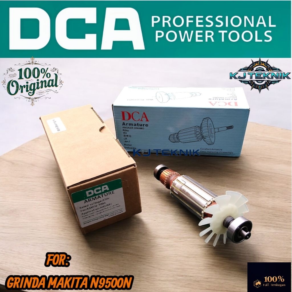 DCA Armature Angker Mesin Grinda Makita N9500/9800 Angker Dinamo mesin Grinda Makita