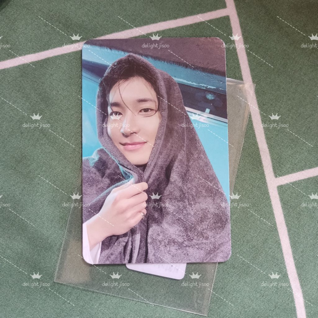 Wonwoo handuk senyum spill the feels