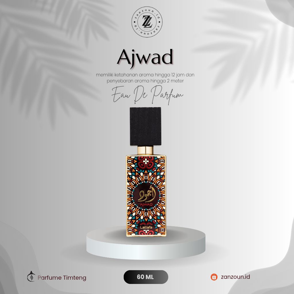 Ajwad By Lattafa 60ml Original Parfum