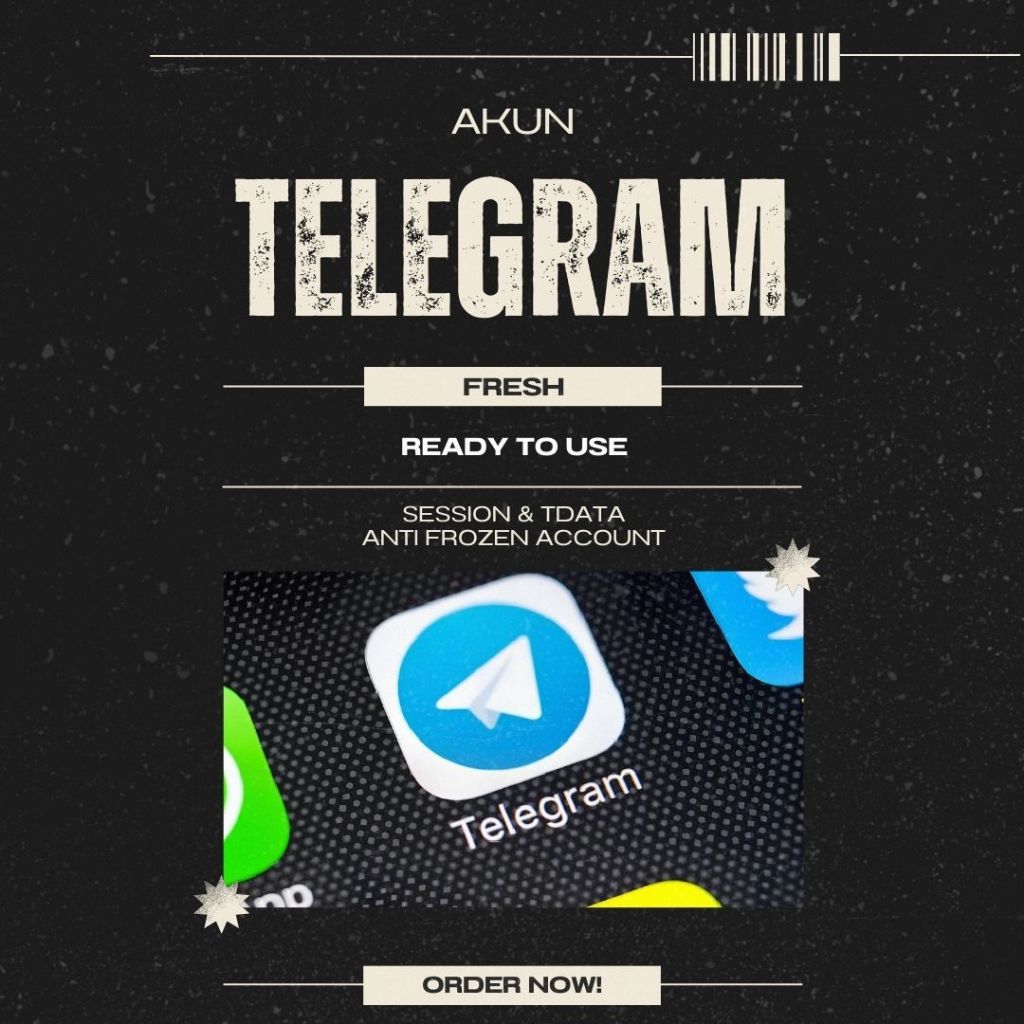 Akun Telegram Fresh TDATA & Session Anti Spam | Nomor Baru Siap Pakai | Full Akses