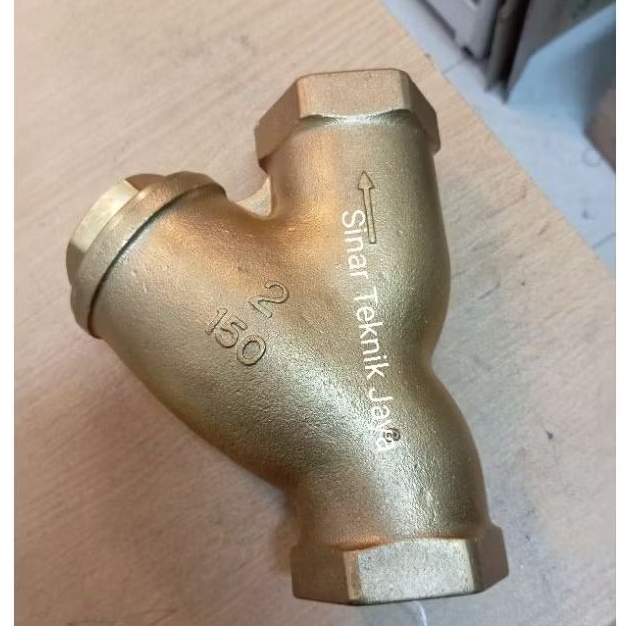 Y Strainer kitz 2" kuningan