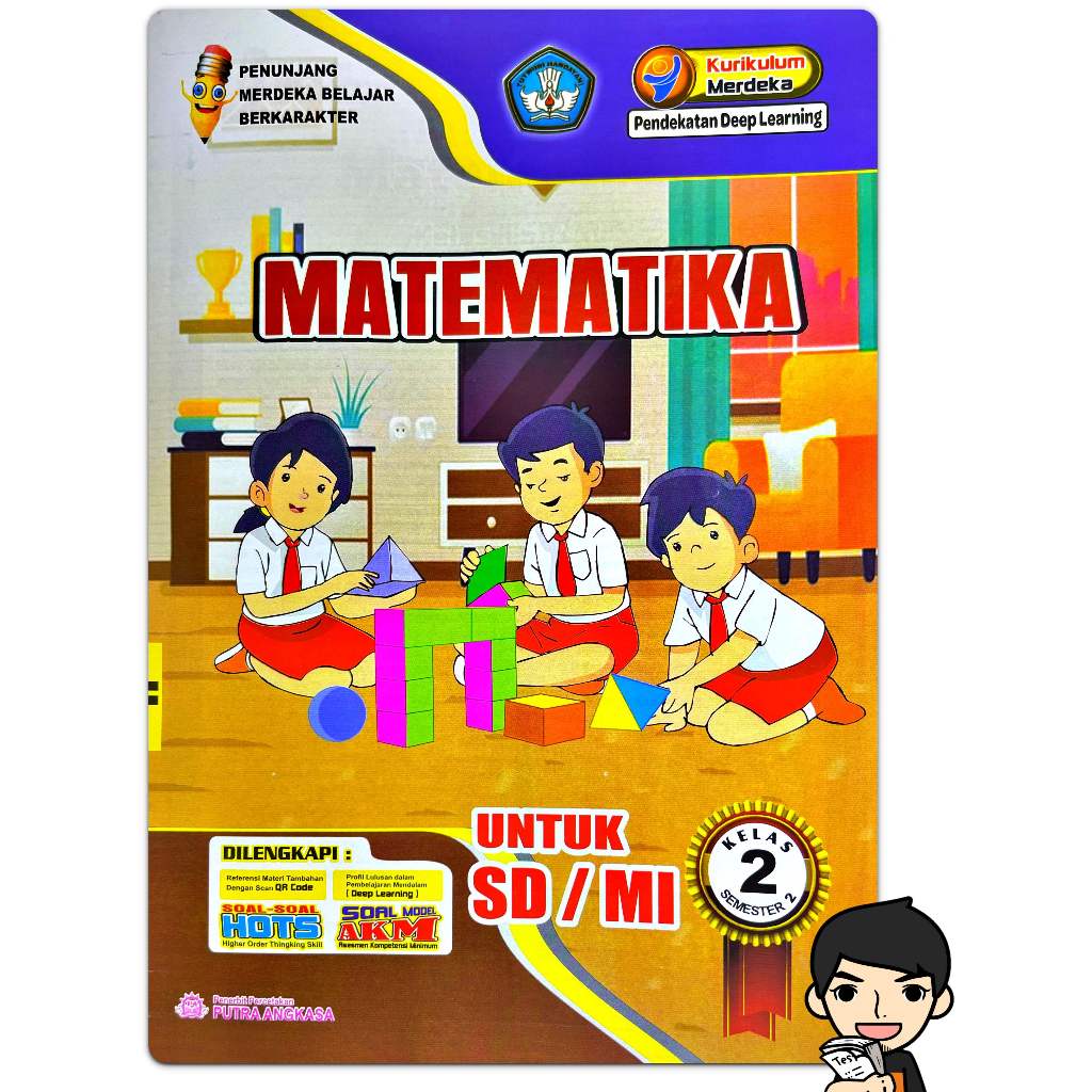 LKS MATEMATIKA SD KELAS 2 SEMESTER 2 2025-26 KURIKULUM MERDEKA Deep Learning | PUTRA ANGKASA