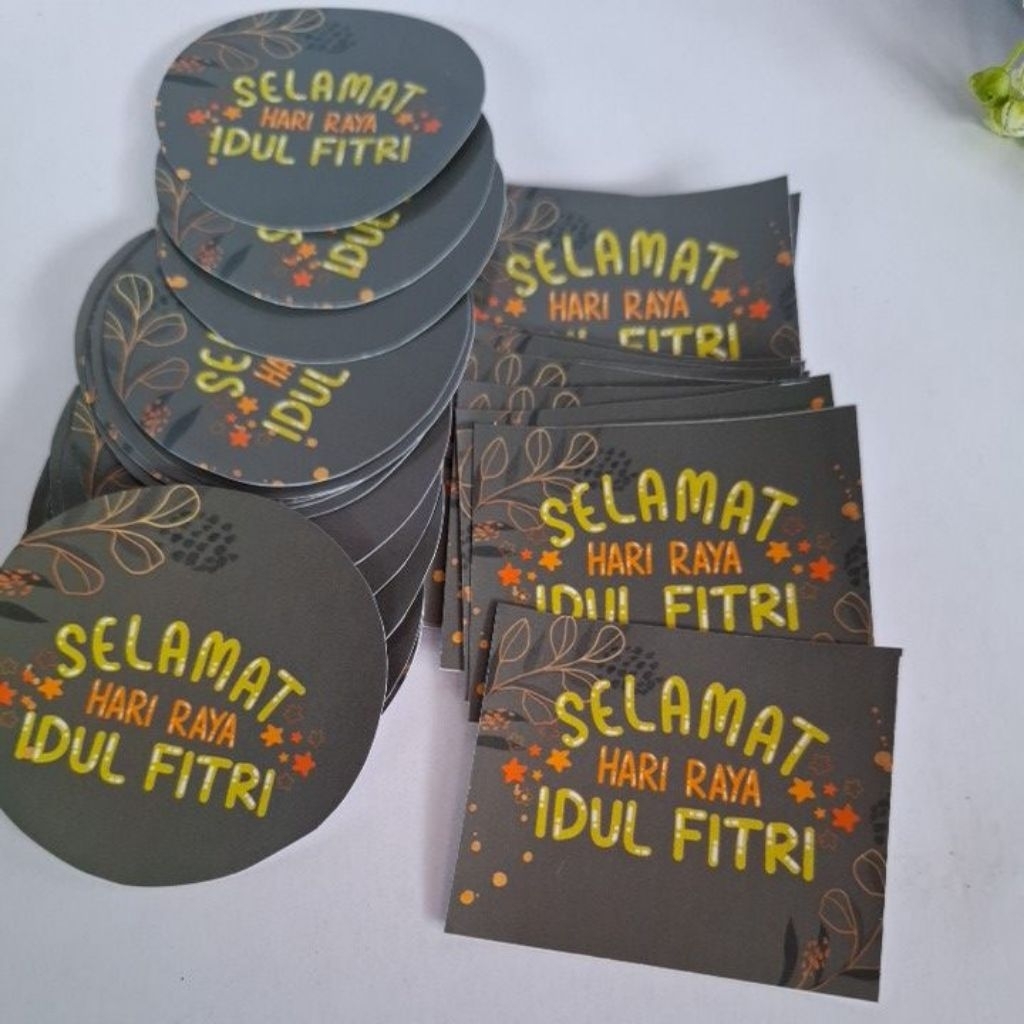 stiker toples idul fitri