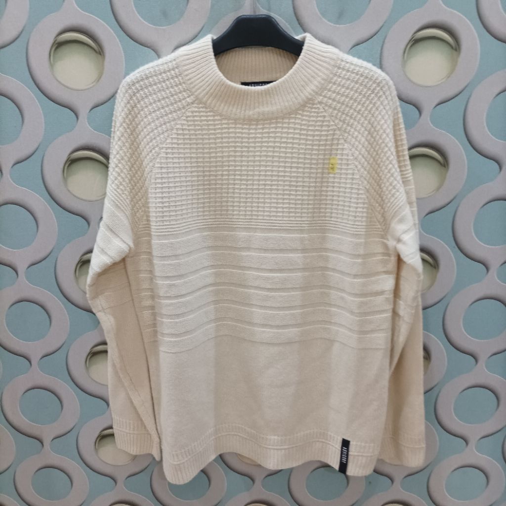 SWEATER RAJUT PRIA ADVISORY SIZE XL FIT L W002