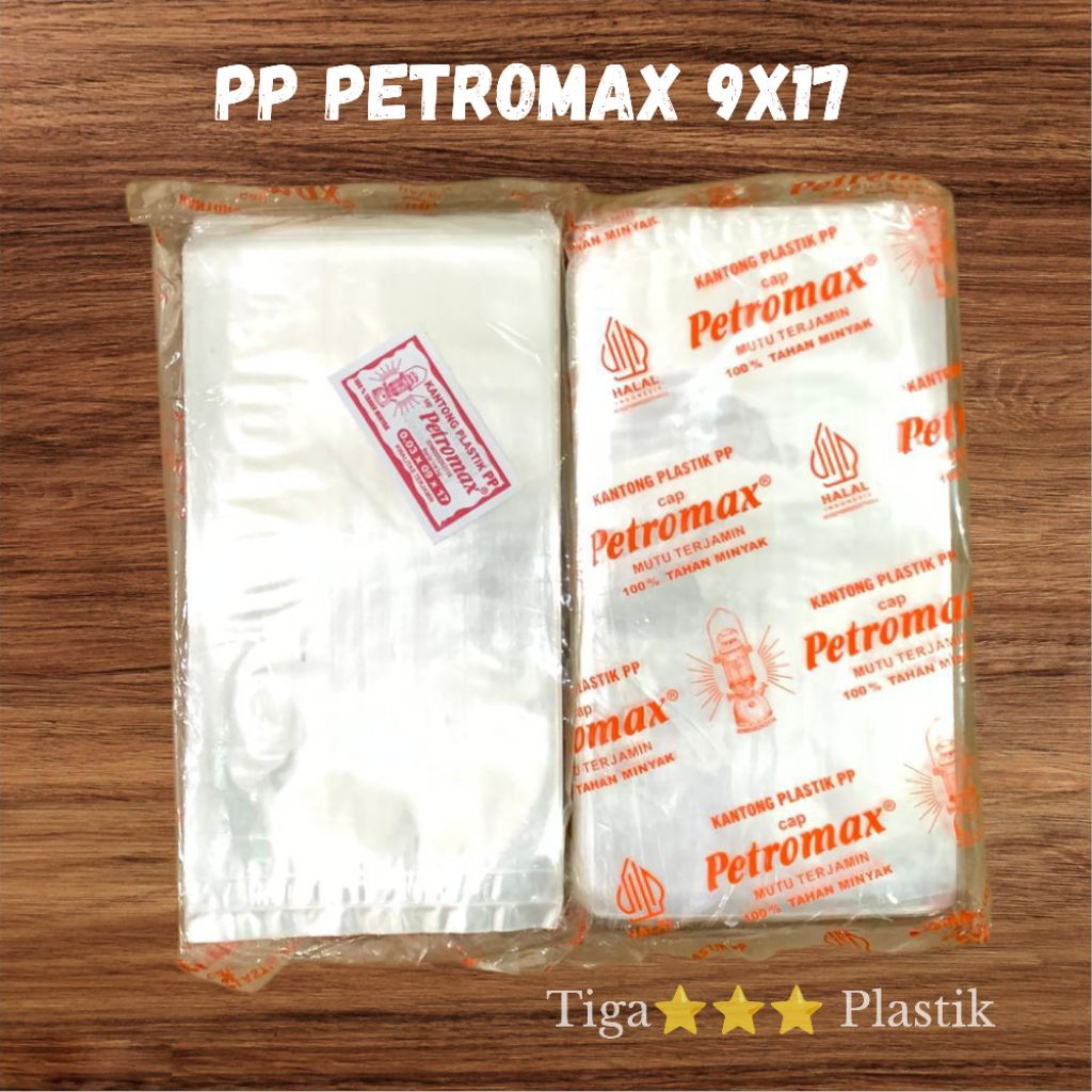 Plastik PP Bening Petromax 9x17