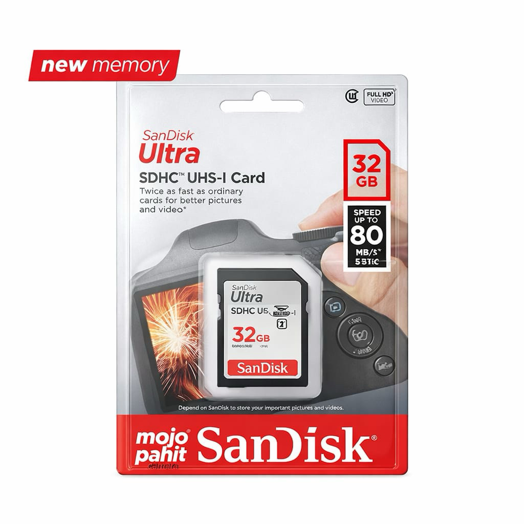 MEMORI SANDISK ULTRA 100MB/S SDXC SECOND