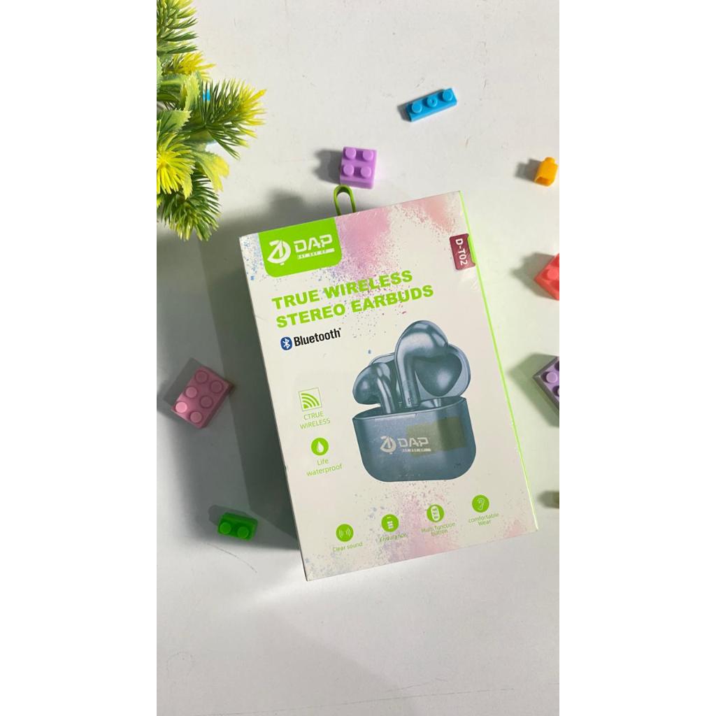 DAP TWS ORI Earphone Earbuds D-T02 Waterproof IPX4
