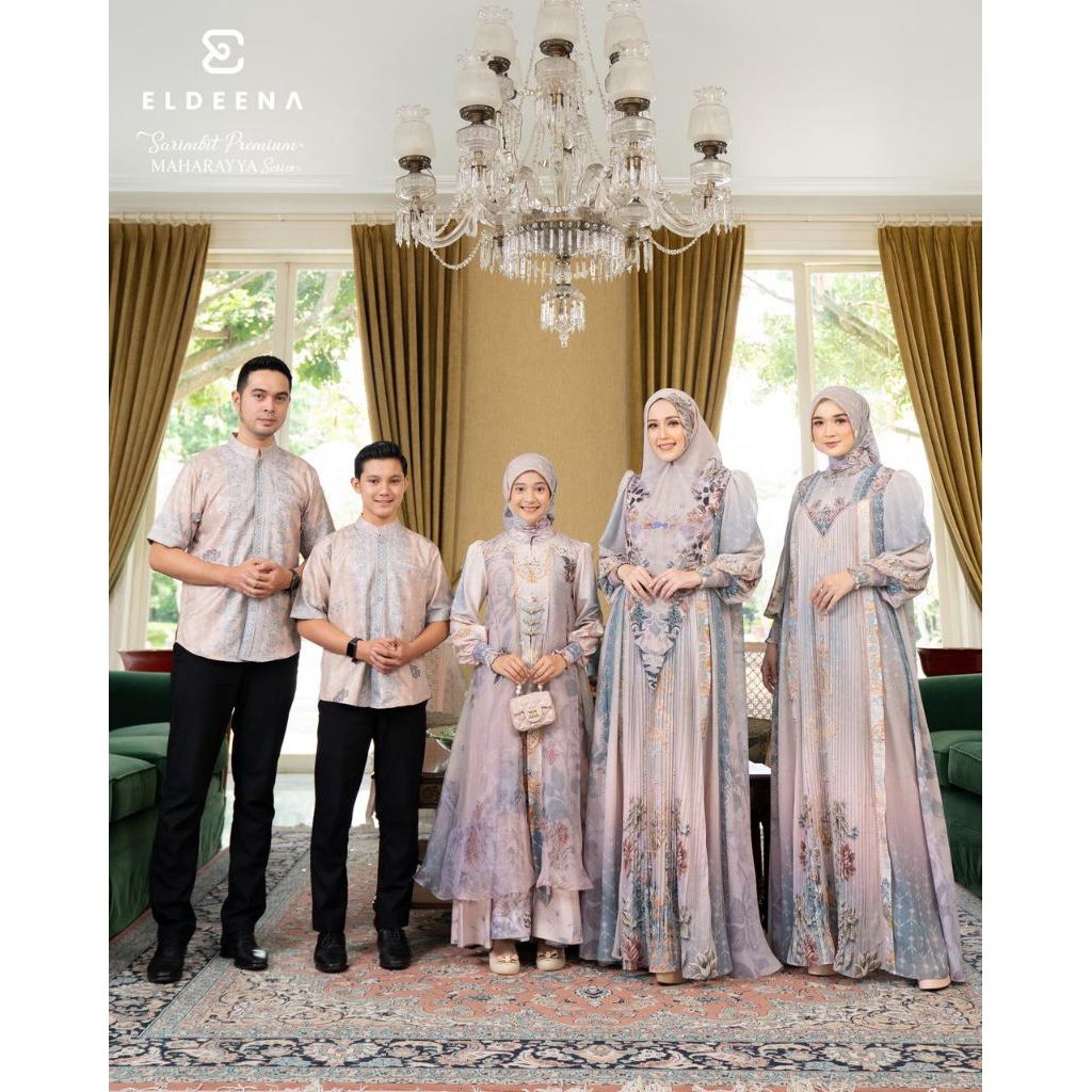 Sarimbit Terbaru Eldeena Syari Maharayya Premium Series | Sarimbit Lebaran 2026 | Baju Couple Pasang