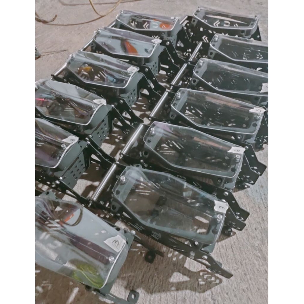 Premium Rally Tower Kit Custom – Dual LED Projector & Windshield Adventure