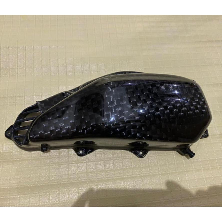 CARBON - Cover tutup box filter udara vario 125 FI KZR vario 150 led old vario 125 new 2018 vario 12