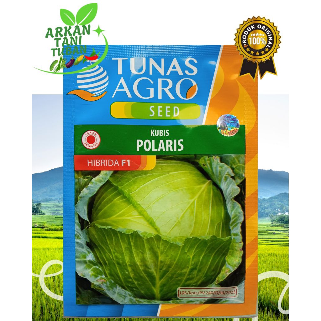 BENIH KUBIS POLARIS 20 GRAM - TUNAS AGRO