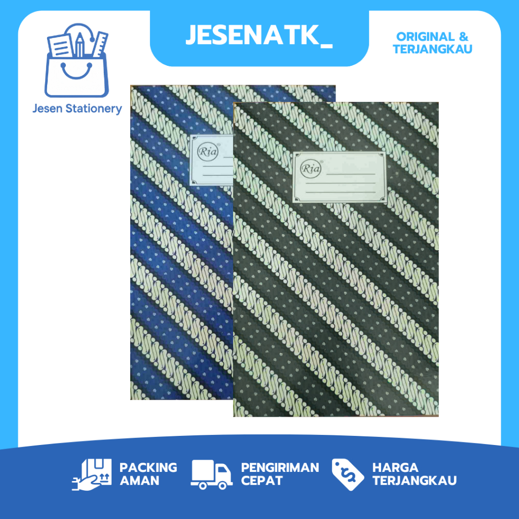 Ria  Buku Folio Bergaris Ukuran Folio 100 Lembar 200 Lembar