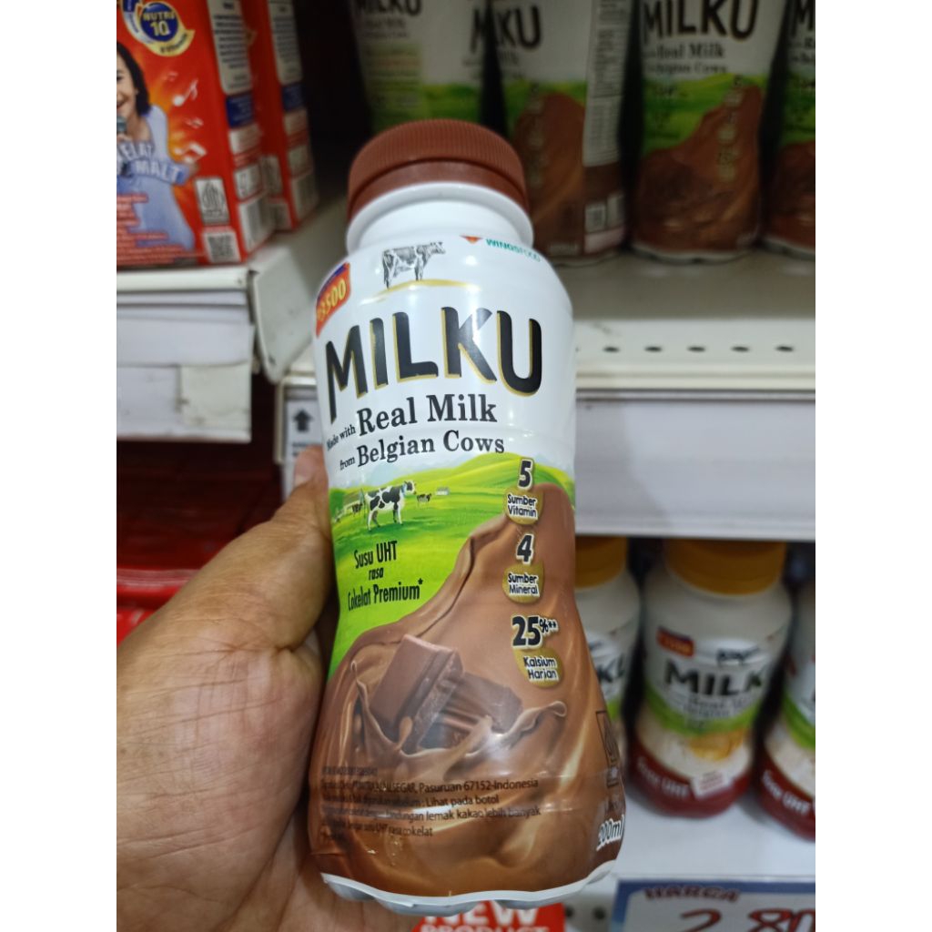 Milku susu UHT coklat 200ml